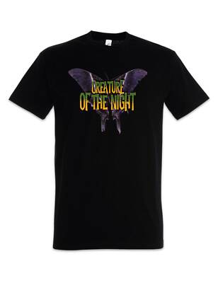 Creature Of The Night Butterfly T-Shirt Moth Gothic Oldschool Dark Horror Art