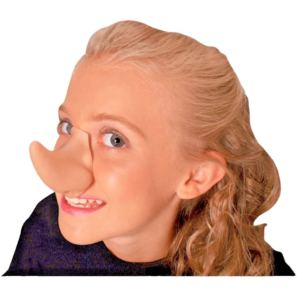 Accesorio Disfraz Rubie's Pixie Nariz Hada Látex Adulto Niño - Maquillaje Protésico. Foto 2 de 3