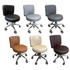 VTD Pedicure Bar Stool 2024 Stylish Salon BLACK/ SAND/ CAPP/ GREY/ DBROWN/L-GREY