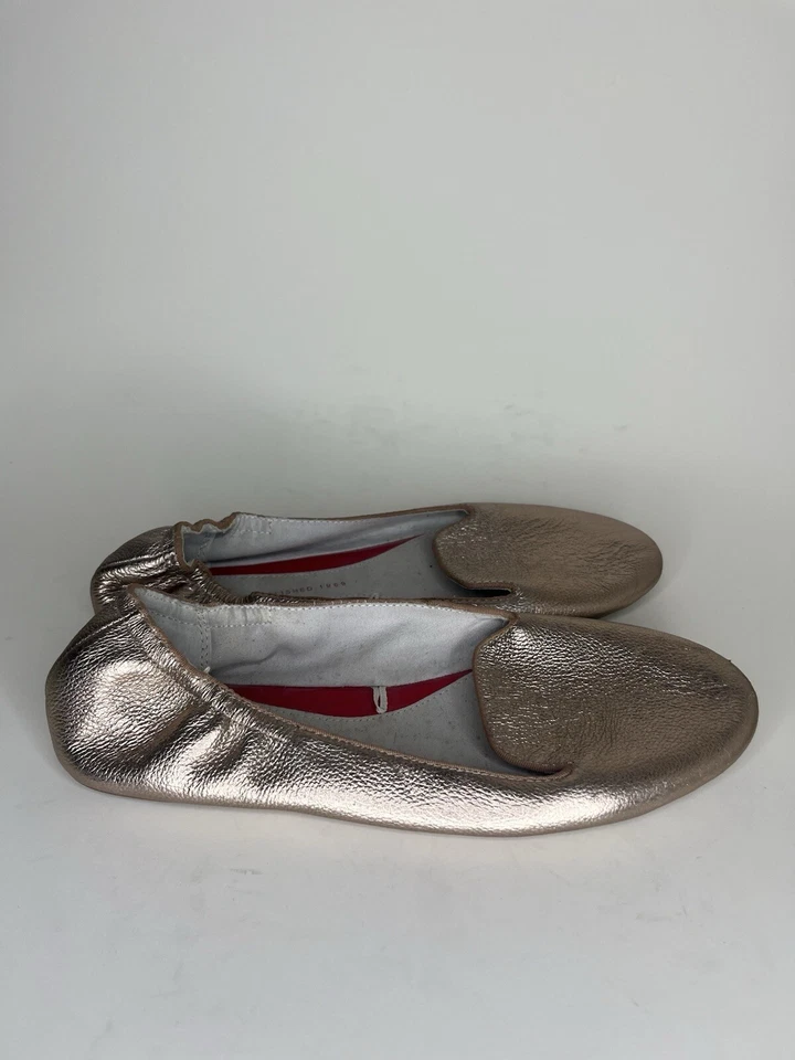 Gap Ballet Flats Shoes Women Size 40 US 9 Rose Gold Leather - Image 4 of 4