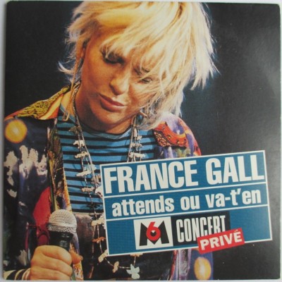 FRANKREICH GALL - CD SINGLE ''ATTENDS OU VA-T'EN'' SERGE GAINSBOURG
