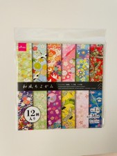 Origami Paper Traditional Japanese Pattern Crane Sakura 36 Sheets 5.8"