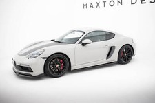 Seitenschweller Ansatz Cup Leisten passend für Porsche 718 Cayman GTS 982c schwa