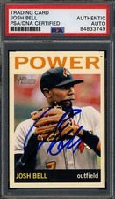 Josh Bell PSA DNA Signed 2013 Topps Heritage Rookie Autographed