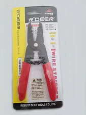 6.5" 22-30 AWG 0.25-0.65 mm Wire Stripping Tool Cable Cutter Powerline Plier