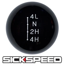 NP205 BLACK OL' SKOOL TRANSFER CASE KNOB FOR 3/8X24 GEAR SHIFTER FOR DODGE