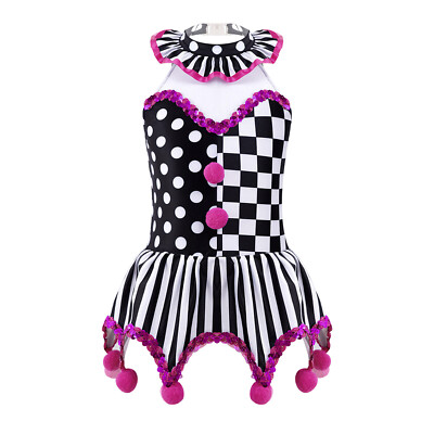 La Circus Clown Children's Fancy Dress Costume - Foto 12