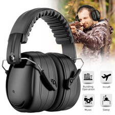 Ear Defenders 34dB Highest NRR Safety Ear Muffs Shooting Hearing Protector Adult
