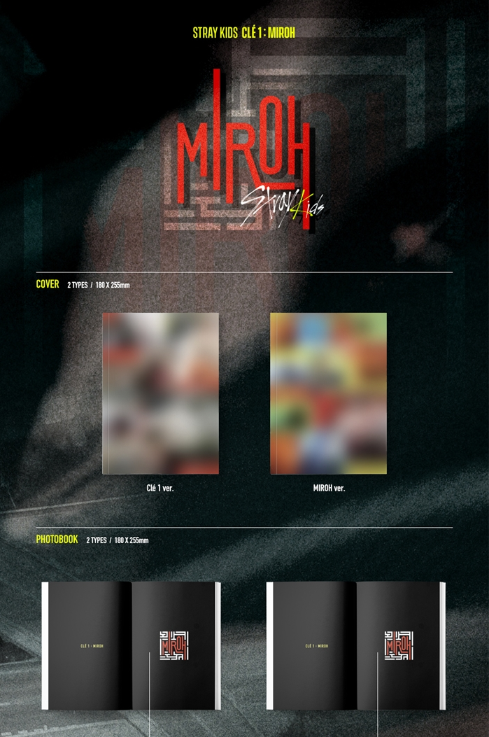 Stray Kids CLE 1: MIROH (Clé 1 Version) - 4th Mini Album - CD + Photobook + QR Cards + Regalo Esclusivo