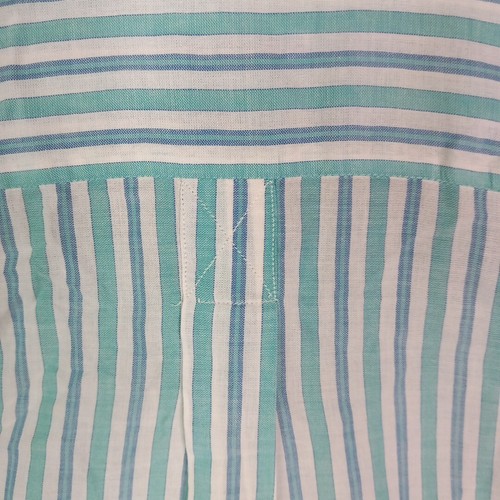CERRUTI 1881 CAMICIOTTO LINEA PARIS TG 42 STRIPED SHORT SLEEVE BUTTONED SHIRT IT - Foto 15 di 16