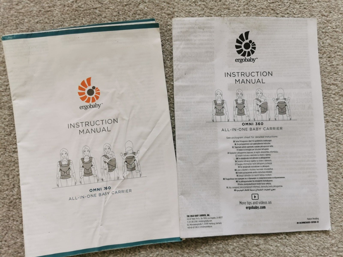 ハロー Ergobaby Omni 360 Cool Ergobaby 360 Carrier Instructions