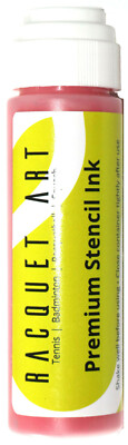Racquet Art Premium Stencil Ink - Solvent Based - Pink