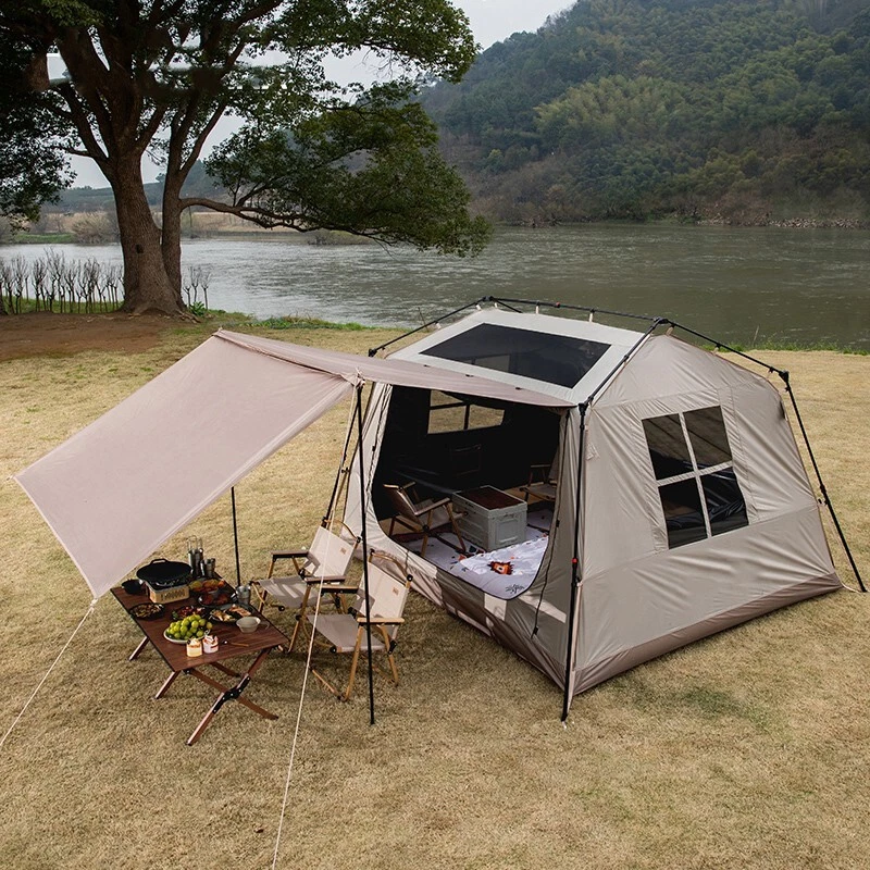 Instant Pop-Up Camping Tent Water/Windproof UV Protection Hiking Beach Shelter