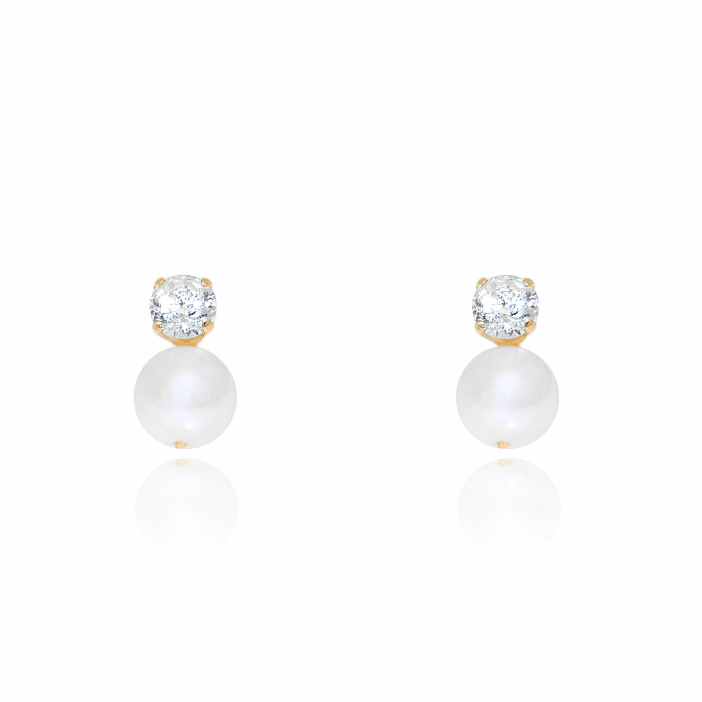 Pendientes Bebe o niña de Perla Tu Y Yo (T1800P)