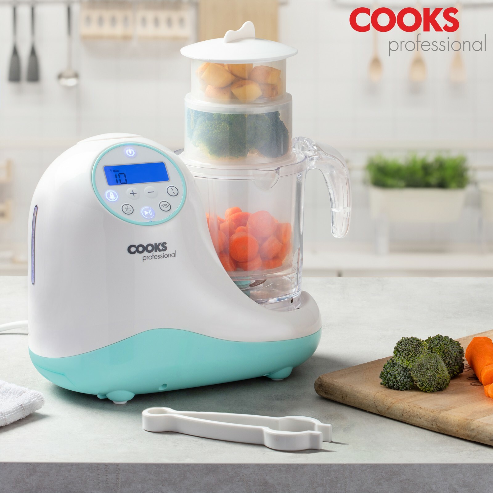 Hakmessen, blenders Steamer Lictin Baby Food Blender Processor 4 in 1