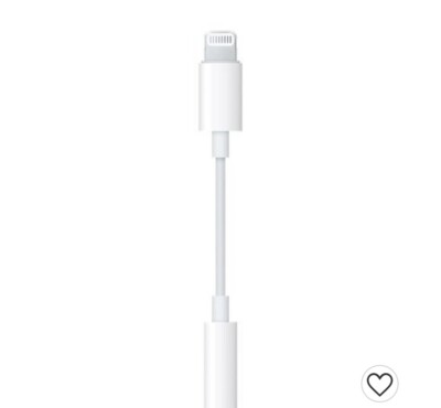 Apple Lightning to 3.5mm Headphone Jack Adapter