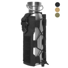 Outdoor Tactical Molle Water Bottle Pouch Adjustable Hiking Belt Kettle Holder