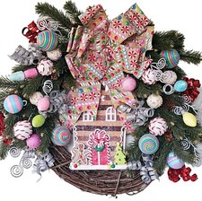 Gingerbread Candyland Christmas wreath
