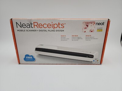 Sealed Neat Receipts Mobile Document Scanner and Digital Filing For MAC & PC