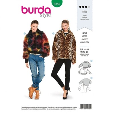 Burda Schnittmuster 6359 Damen 10-20