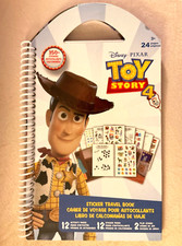 Disney Toy Story-4 Travel Book 350 Stickers PIXAR Carry Handle Age 3 New
