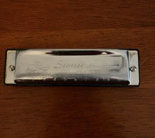 Swan Harmonica 10 Holes Key of C Silver Stainless Steel