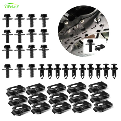 40pcs For Focus RS/ST Body Bolts U-nut Clips Engine Under Cover Splash Shield