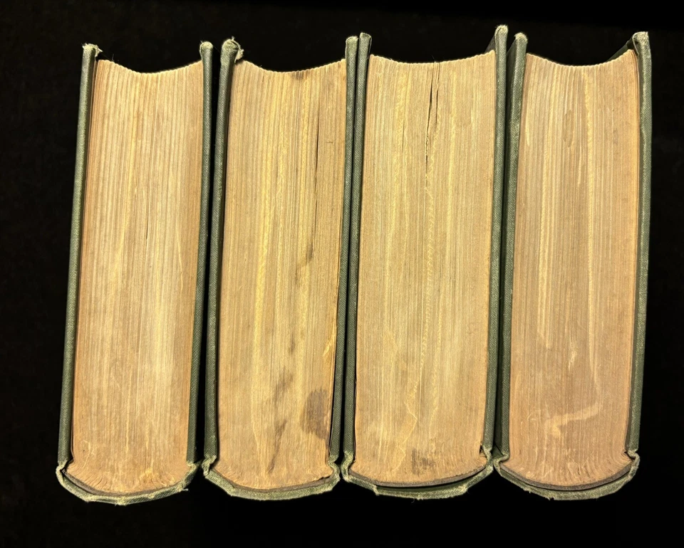 James Fenimore Cooper 15 Book Set  Antique Green Cloth Hardback Collection Foto 4 de 4