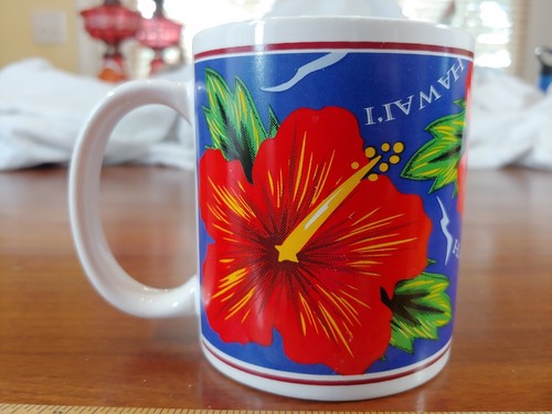 Vintage 1997 Hilo Hattie Store of Hawaii Hibiscus Souvenir Mug Island Heritage - Picture 7 of 8
