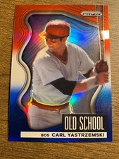 2022 Panini Prizm - Old School Red White & Blue Prizm #OS-8 Carl Yastrzemski