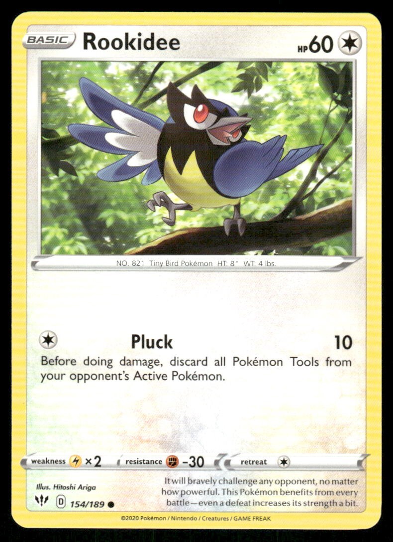 Rookiedee 154/189 Darkness Ablaze Pokemon TCG trading card