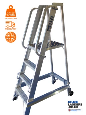 Chase Ladders - Aluminium Warehouse Steps - Made in the UK