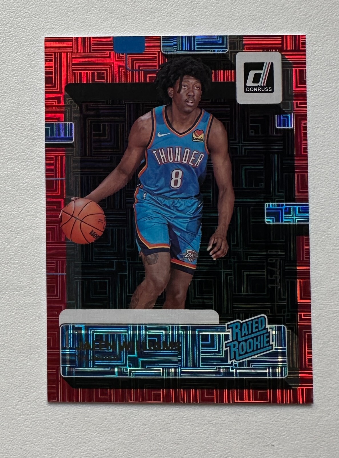 2022-23 Donruss Rated Rookies Choice Red #212 Jalen Williams /99 #X3993
