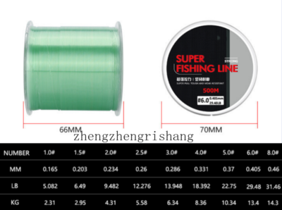 500m Super Strong Fishing Line High Quality Fluorocarbon Monofilament Nylon  Line | eBay