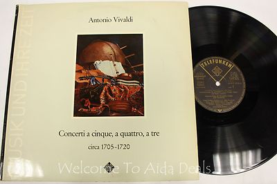 Antonio Vivaldi Concerti a Cinque, a Quattro , a Tre LP 12'' (VG)