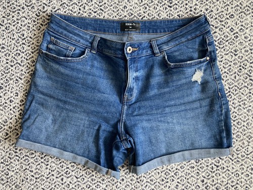 Tu Ladies High Waisted Denim Boy Shorts 