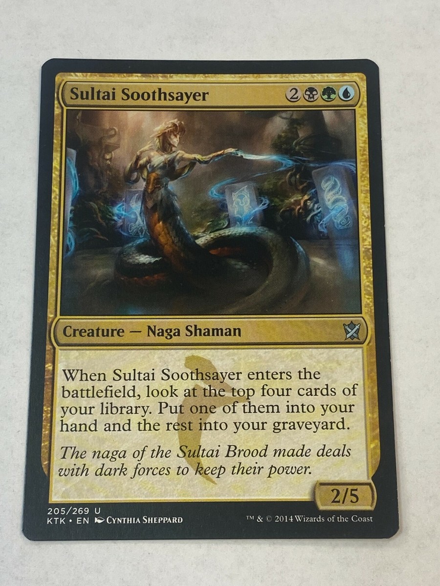Sultai Soothsayer - Magic the Gathering MTG Khans of Tarkir Single Card Sultai Soothsayer - Magic the Gathering MTG Khans of Tarkir Single Card