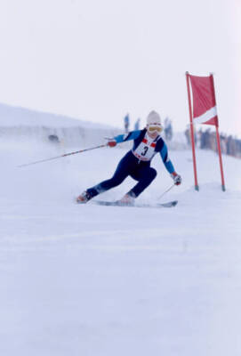 Hanni Wenzel Womens giant slalom skiing event at Axamer Lizum- 1976 Old Photo 3
