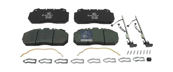 6.95106 Scheibenbremsbelagsatz Passend FüR Iveco, Renault 5001831161 5001833114-image