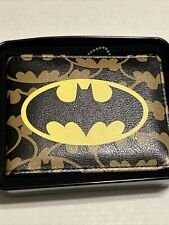 Bi-fold Batman dc Wallet comics authentic new With Collectors Box Buckle-down