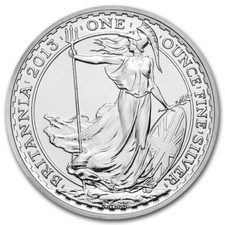 2013 Silver Britannia Royal Mint 1oz 999 Silver Bullion Coin ~ SPECIAL PRICE!