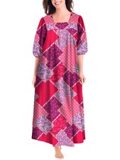 Only Necessities maxi Dress plus size 20/22 red pink patchwork zip detailing