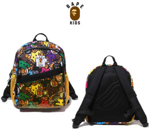 A Bathing Ape Kids Backpack Daypack 2024 SS Model ALL BABY MILO STA Motif Japan - Picture 1 of 6