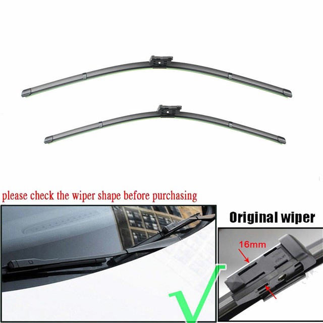 Front Windshield Wiper Blades For VW Jetta Vento 5C6 2012 2013 2014