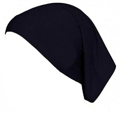 Hijab intérieur sous foulard femme - tube bonnet couverture cheveux unis pour fille - Photo 1/4
