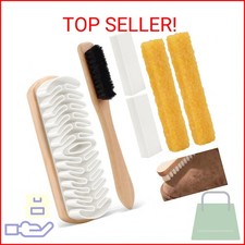 Lestp 6Pcs Suede Brush Eraser Cleaner Kit Magic Rubber Shoe Brush for Ugg Suede