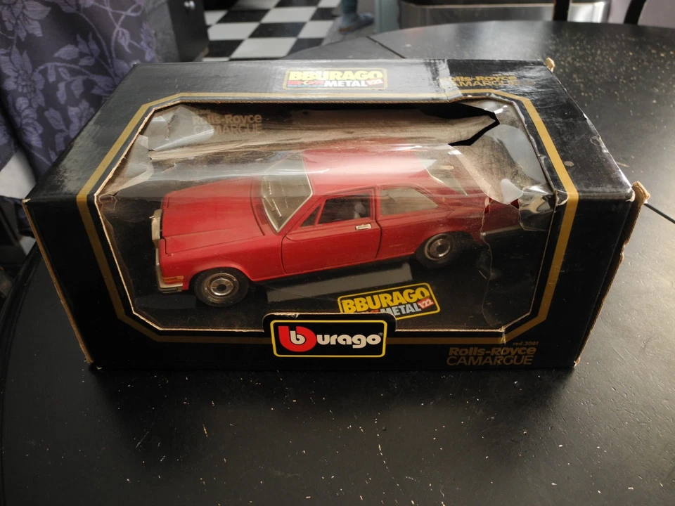 Very Rare VINTAGE Bburago 1980 Rolls-Royce Camargue Coupe, MADE IN ITALY! - Image 2 of 4