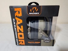 Walker's RAZOR SLIM EARMUFFS Tacti-Grip Silicone HEADBAND 23dB GWP-RSEMRH-MFDE
