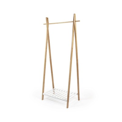 Nagano Kleiderständer XL aus natürlichem Bambus - Kollektion Nature - 80x44x160 cm
