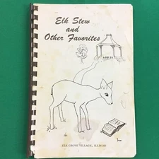 Elk Grove Village IL Ace Pecan Company employee 1970s Spiral Vtg Cookbook